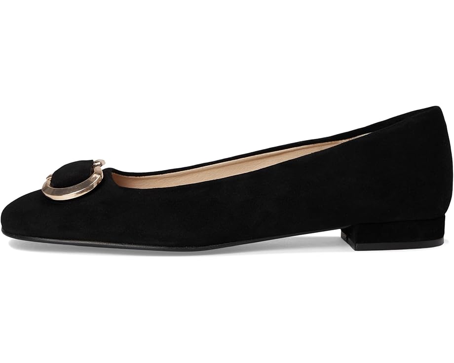 Туфли French Sole Pamela на невысоком каблуке из замши