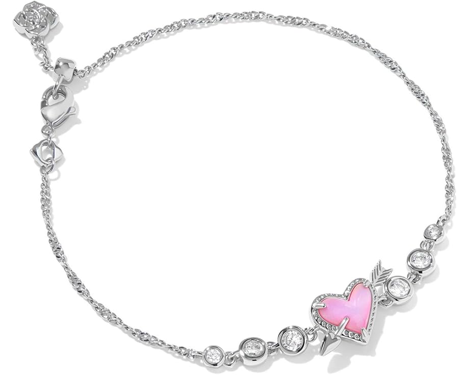 Браслет Kendra Scott Ari Heart Arrow Tennis с кубическим цирконием