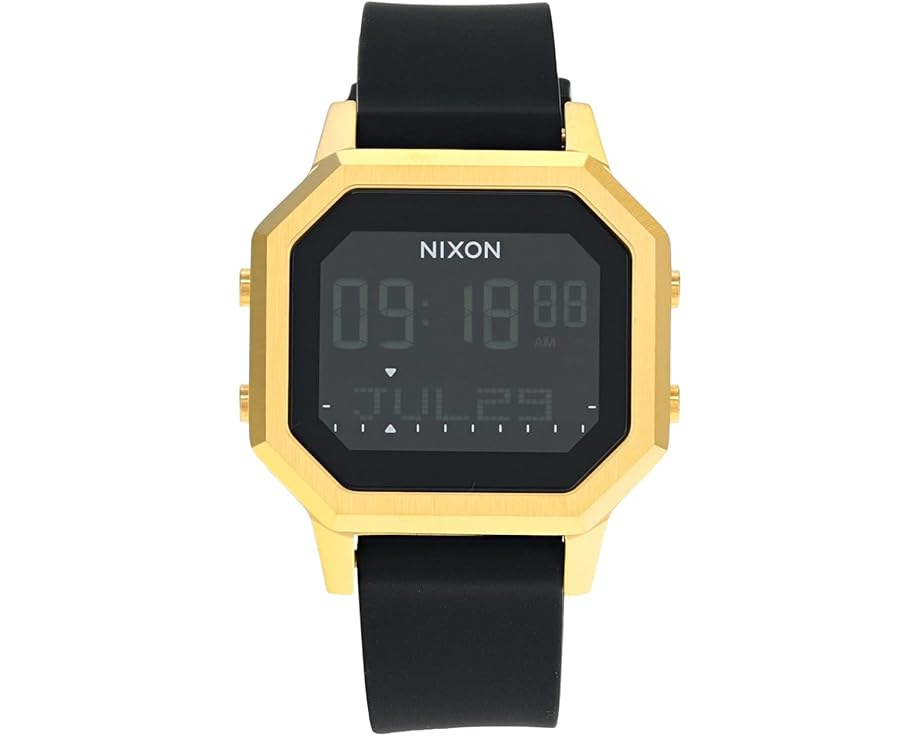 Наручные часы Nixon Siren SS с функцией приливов и силиконовым ремешком