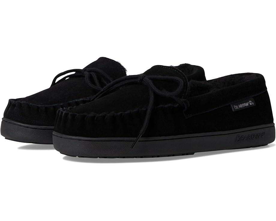 Тапочки Bearpaw Wyden из замши с овчиной и водоотталкивающей пропиткой