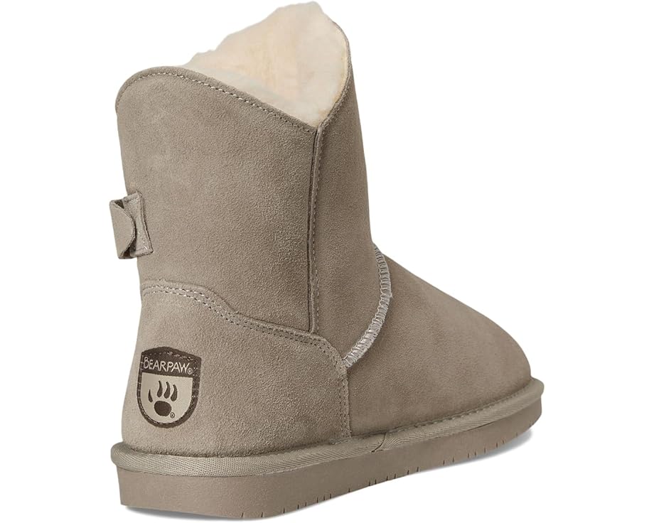 Зимние угги Bearpaw Steph из замши с подкладкой из шерсти и декоративной пряжкой