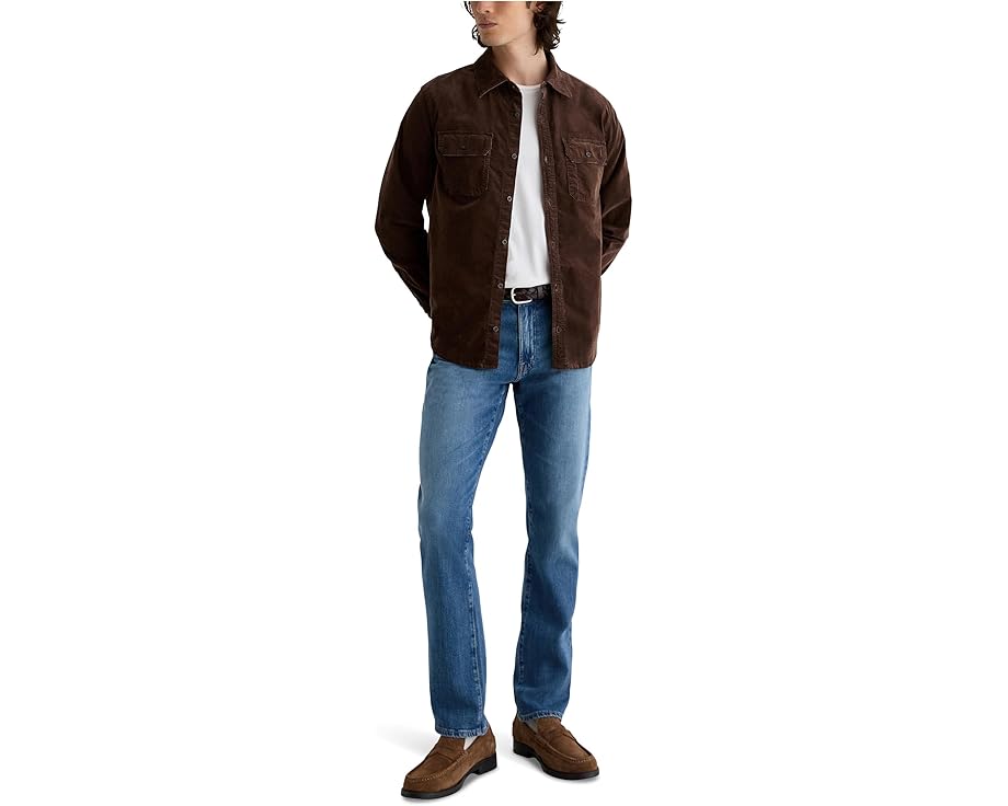Джинсы AG Jeans Graduate Tailored Leg в цвете Ashfield из японского денима