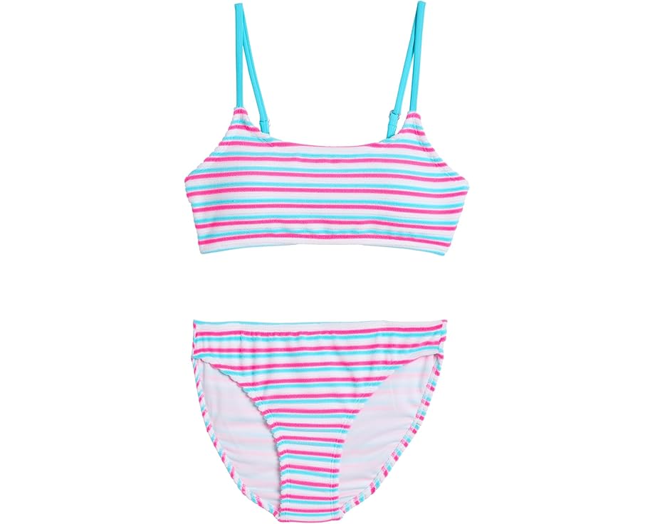 Подростковый бикини-кроп Snapper Rock Kids Sorbet Stripe с UPF50+