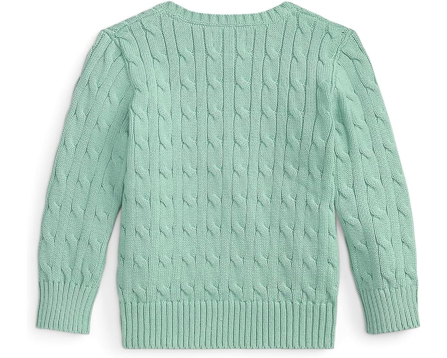 Детский свитер Polo Ralph Lauren Kids с жаккардовым узором и вышитым пони