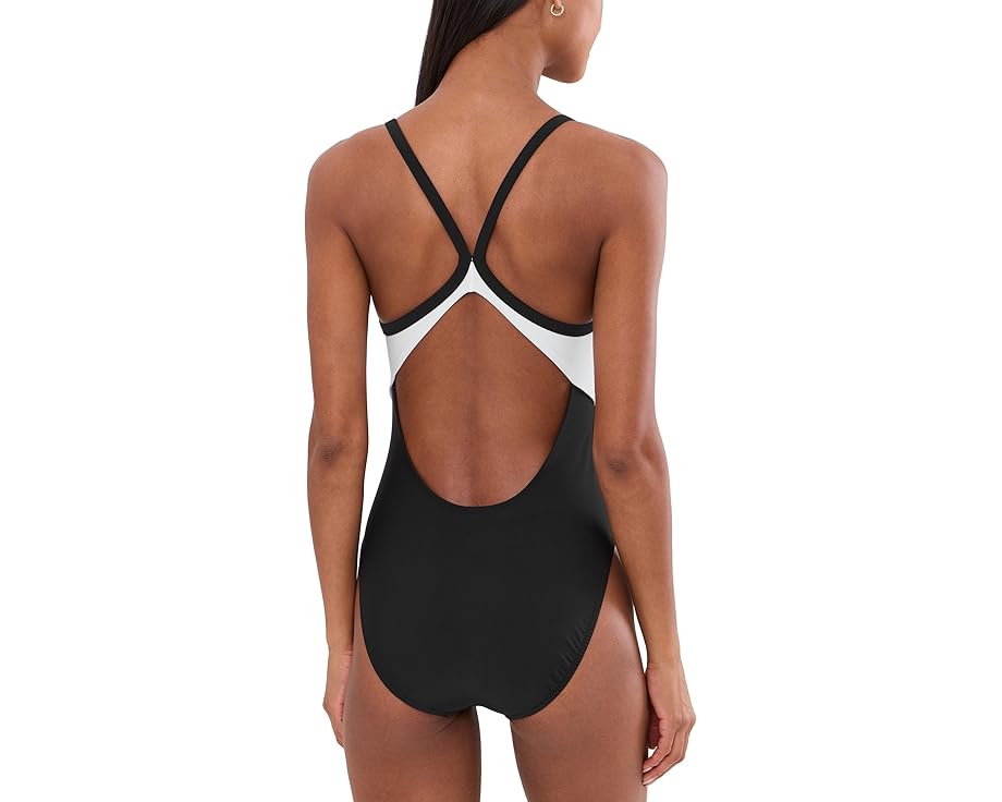 Speedo Solid Racerback женский цельный купальник для активного плавания с UPF 50+
