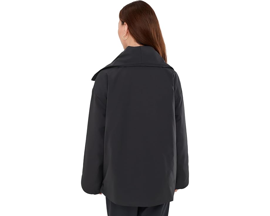 Eileen Fisher пальто с высоким воротом из хлопка и нейлона