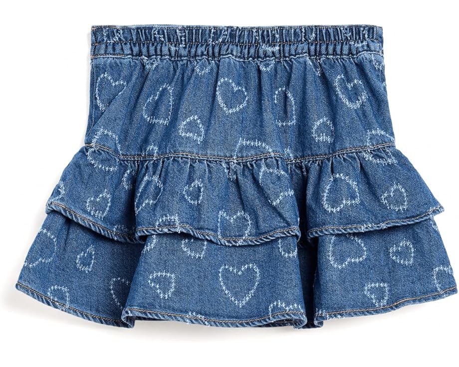 Джинсовая юбка-шорты Hearts Denim Skort от abercrombie kids для детей старшего возраста