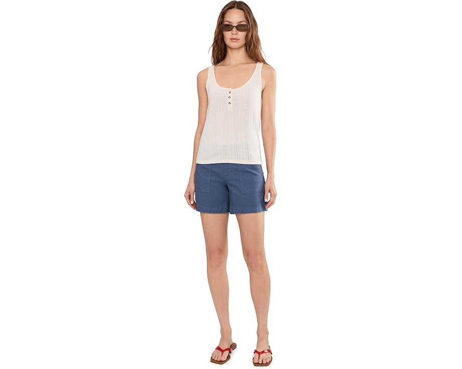 Майка Foothill Pointelle Henley Tank из органического хлопка и переработанного полиэстера Toad&Co