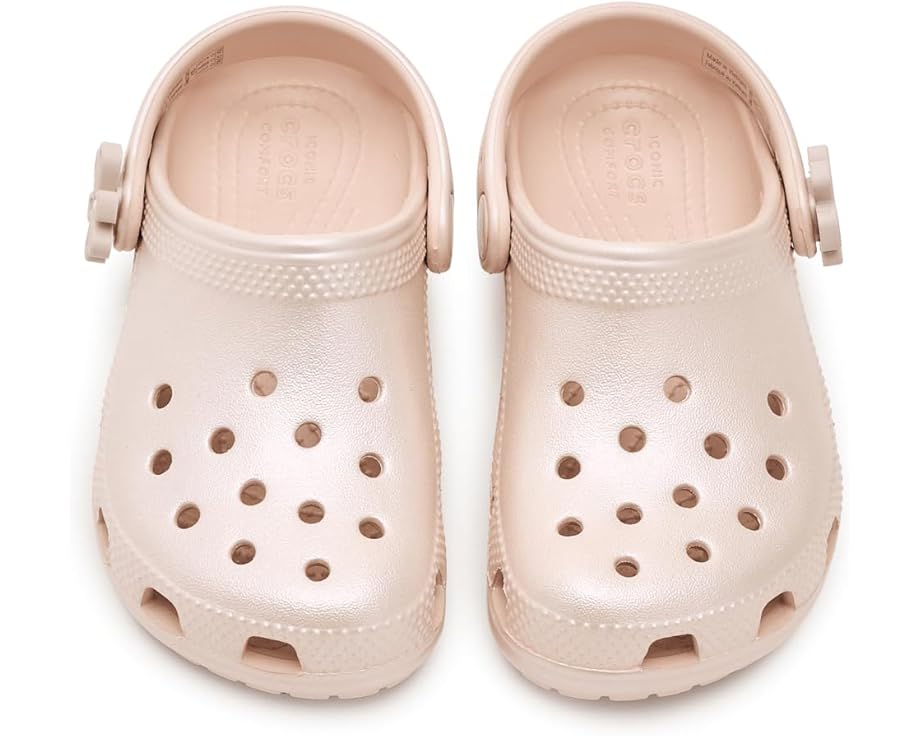Детские классические блестящие сабо Crocs Kids Classic Pearl Shine Clogs