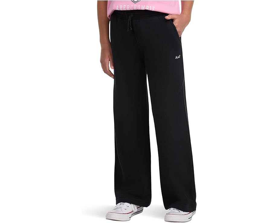Широкие брюки abercrombie kids Essential Wide Leg Fleece из переработанного флиса