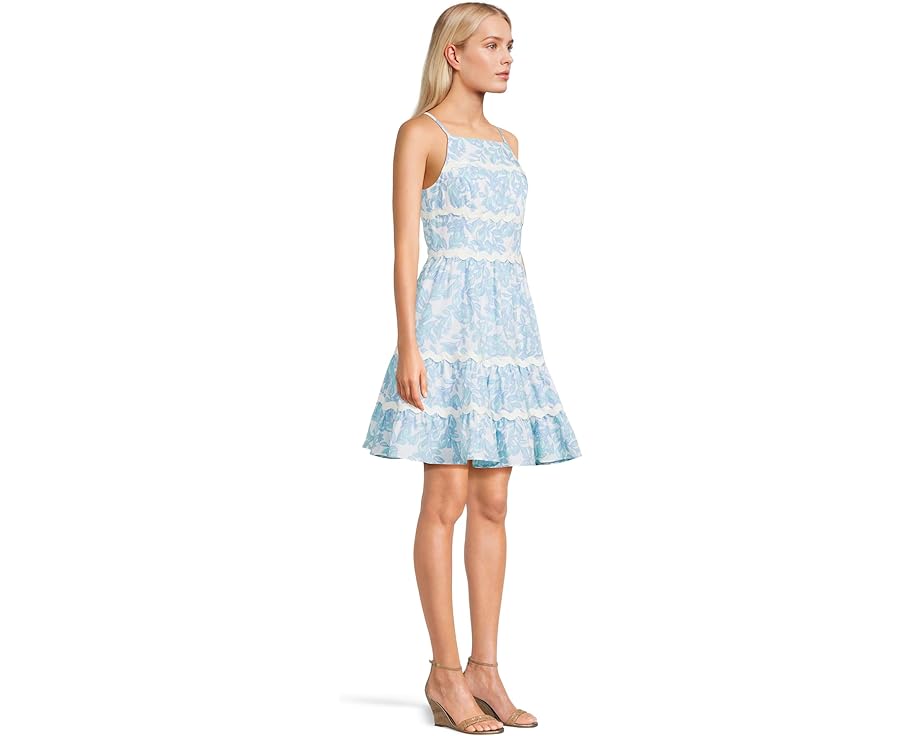 Платье Angelynn с цветочным принтом и многоярусной юбкой от Lilly Pulitzer