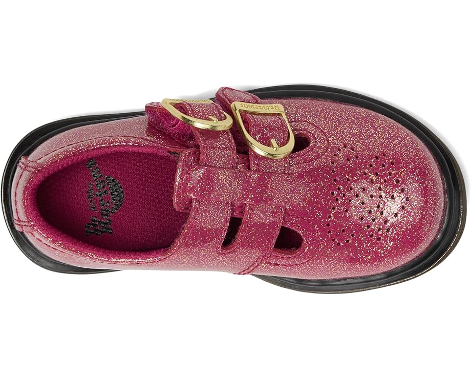 Детские туфли Dr. Martens 8065 T с перфорацией и пряжками
