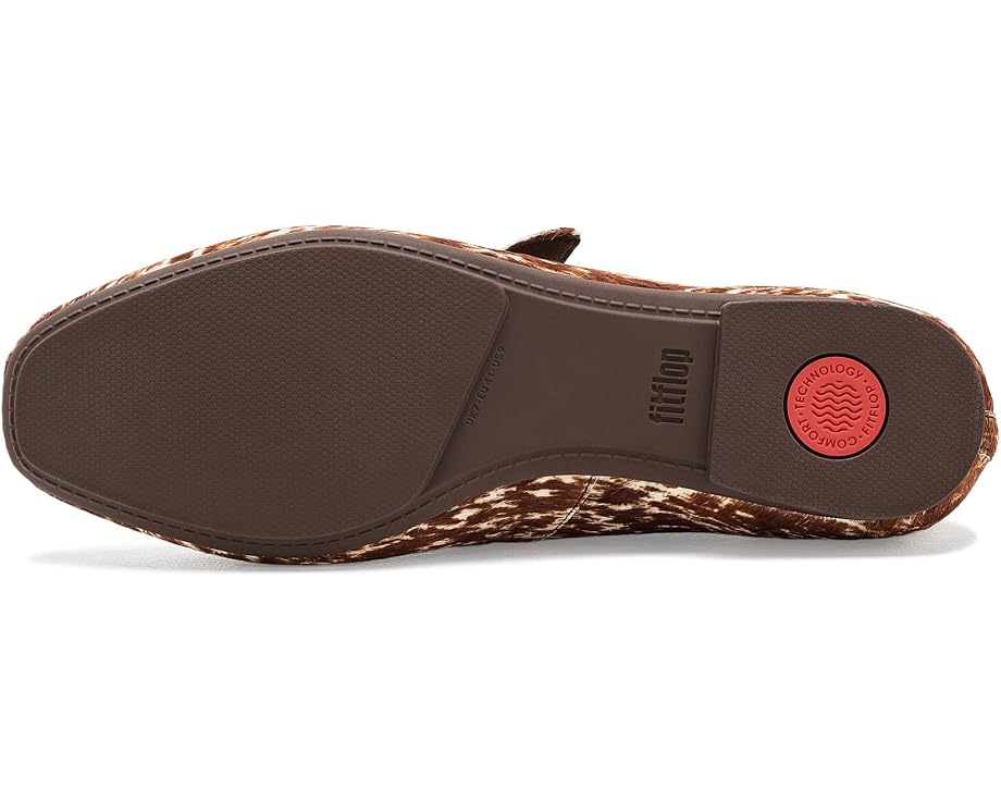 Туфли FitFlop Delicato Pony Cow из пони с ремешком