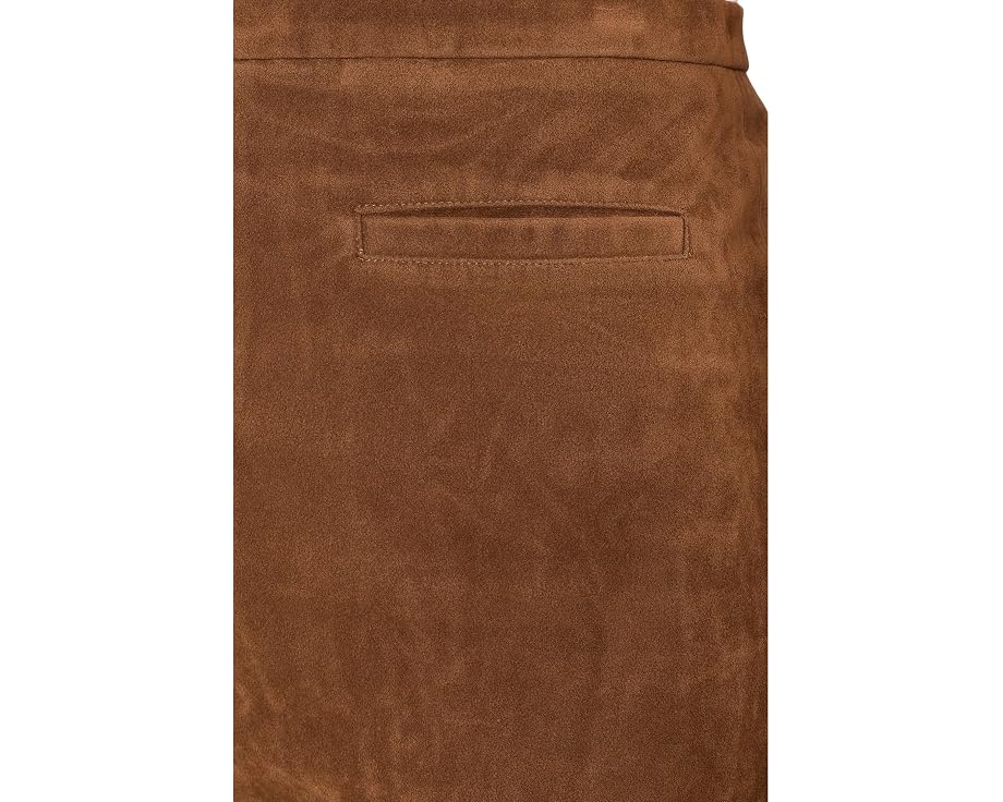 Юбка миди Joe's Jeans из замши с карманами