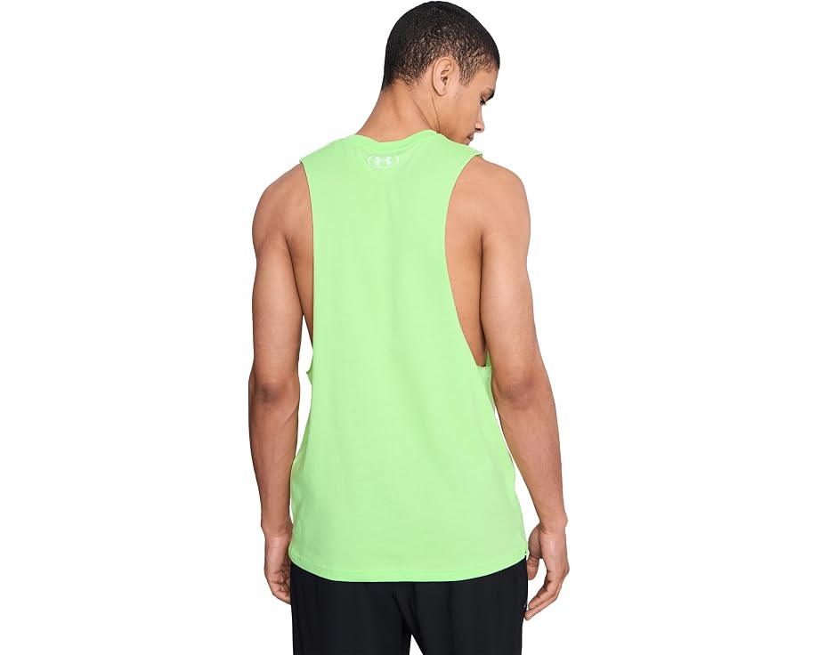 Under Armour майка без рукавов Logo Cutoff с круглым вырезом и длинным подолом