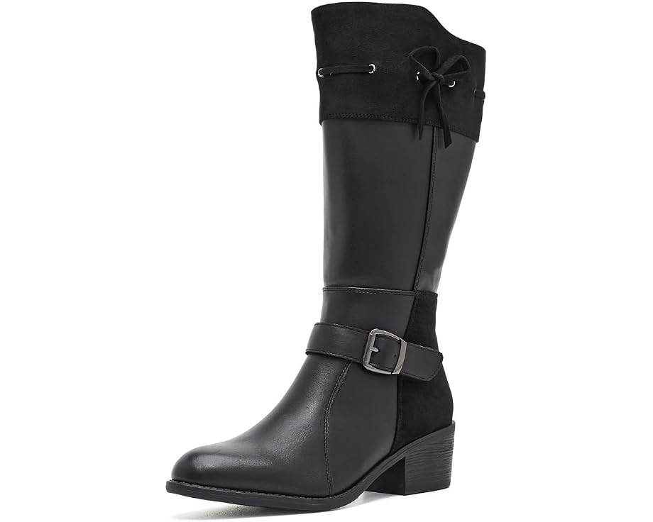 Высокие кожаные сапоги Spring Step Velandra на каблуке