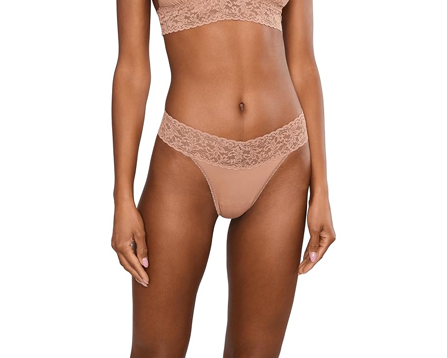 Хлопковые трусы-танга Cotton Original Rise Thong Hanky Panky