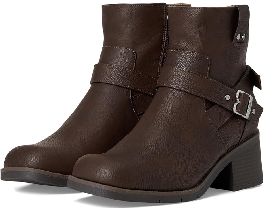 Ботильоны Janis Rugged Short Boots от Dr. Scholl's в стиле мотто с пряжкой
