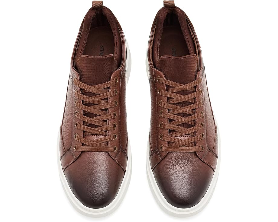Кроссовки Steve Madden Panthr мужские на платформе из кожи цвета коньяк