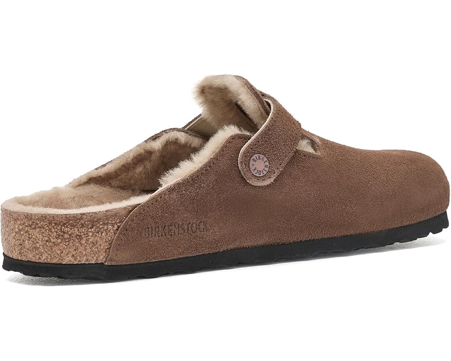 Birkenstock Boston клоги из замши с овчиной