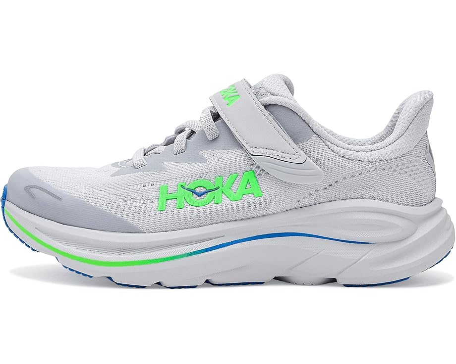 Детские кроссовки Hoka Kids Clifton 10 с амортизацией и застежкой на липучке