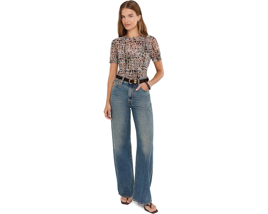 Eleanor Mesh Short Sleeve Tee