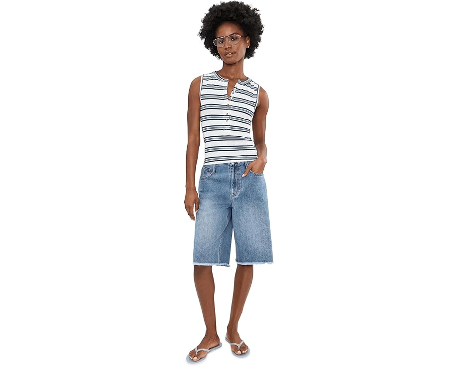 Топ Henley в полоску Free People Jamie Henley Stripe
