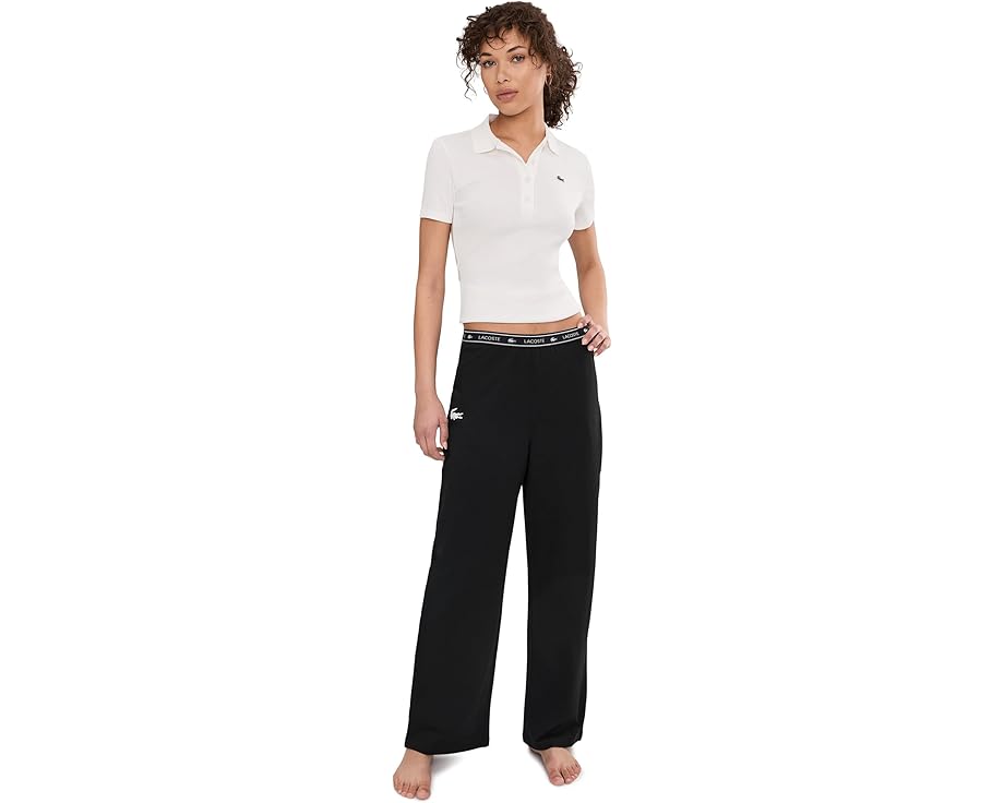 Брюки для отдыха Lacoste Soft Fleece Loungewear из мягкого вельвета