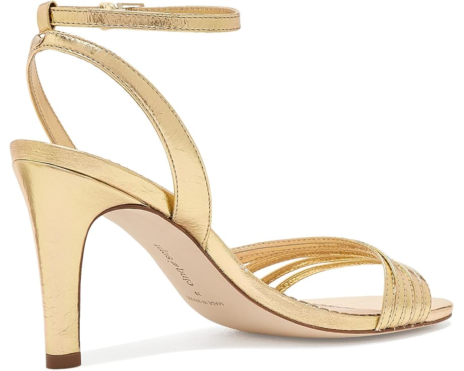 Cinq à Sept сандалии Jackie Metallic Strappy на каблуке