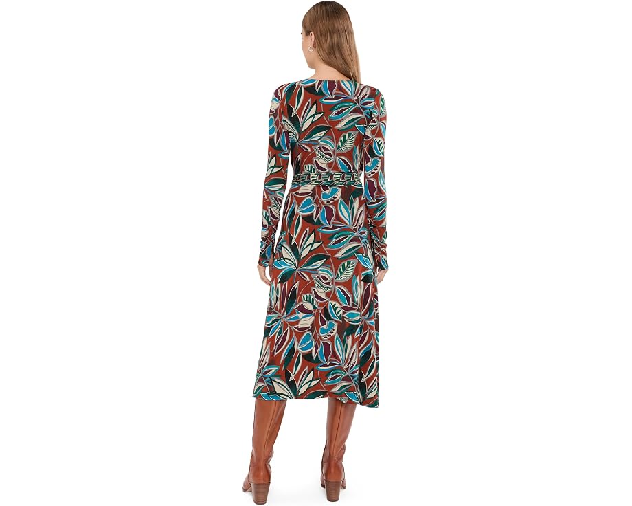 The Janie Favorite Ruched Sleeve Wrap Dress