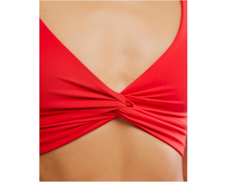 Реверсивный топ FP Movement Never Better Twist Crop с глубоким вырезом