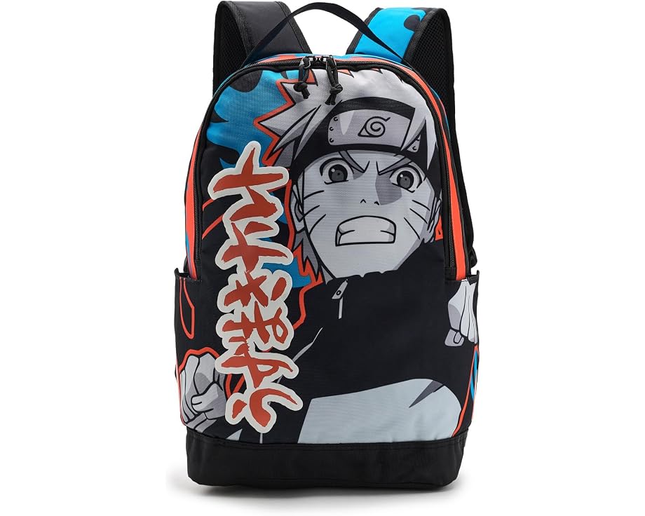 Рюкзак BIOWORLD Kids Naruto с принтом и синими акцентами