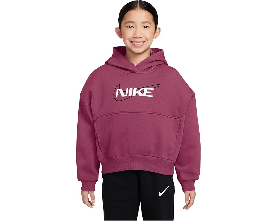 Детская худи Nike Sportswear Club Fleece Oversized с oversize кройом и капюшоном