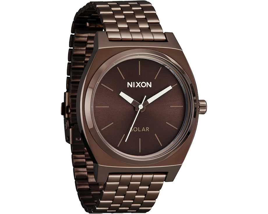 Солнечные часы Nixon Time Teller Solar с пятизвенным браслетом