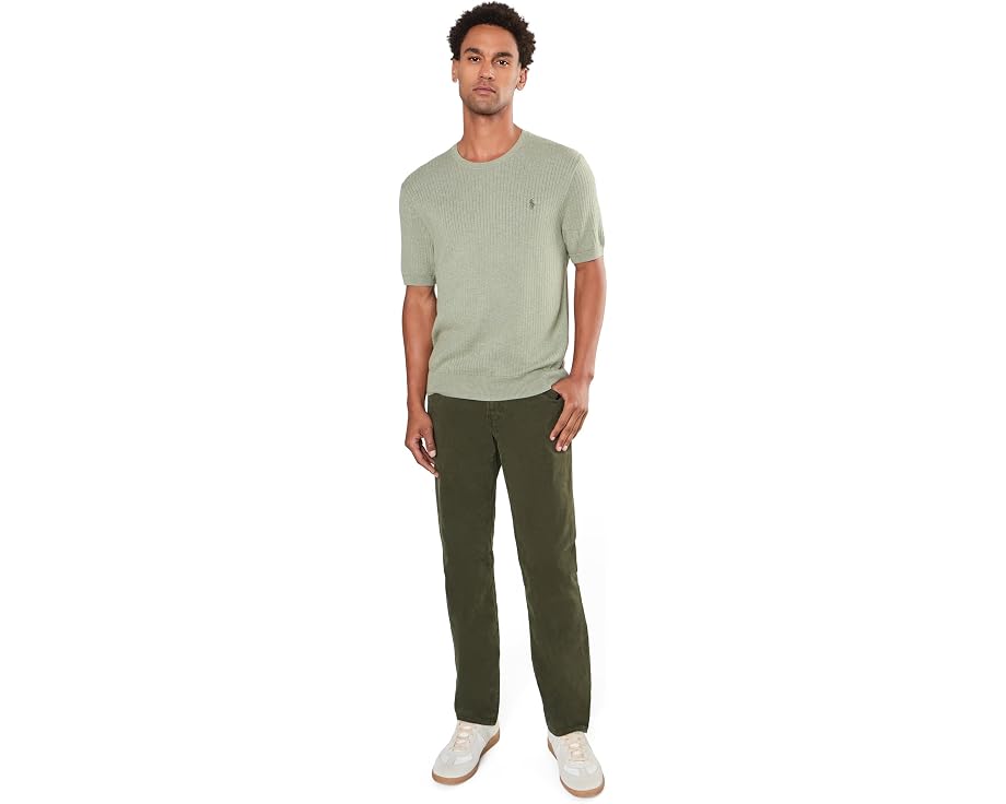 Брюки зауженные Graduate Tailored Leg от AG Jeans серо-оливковые
