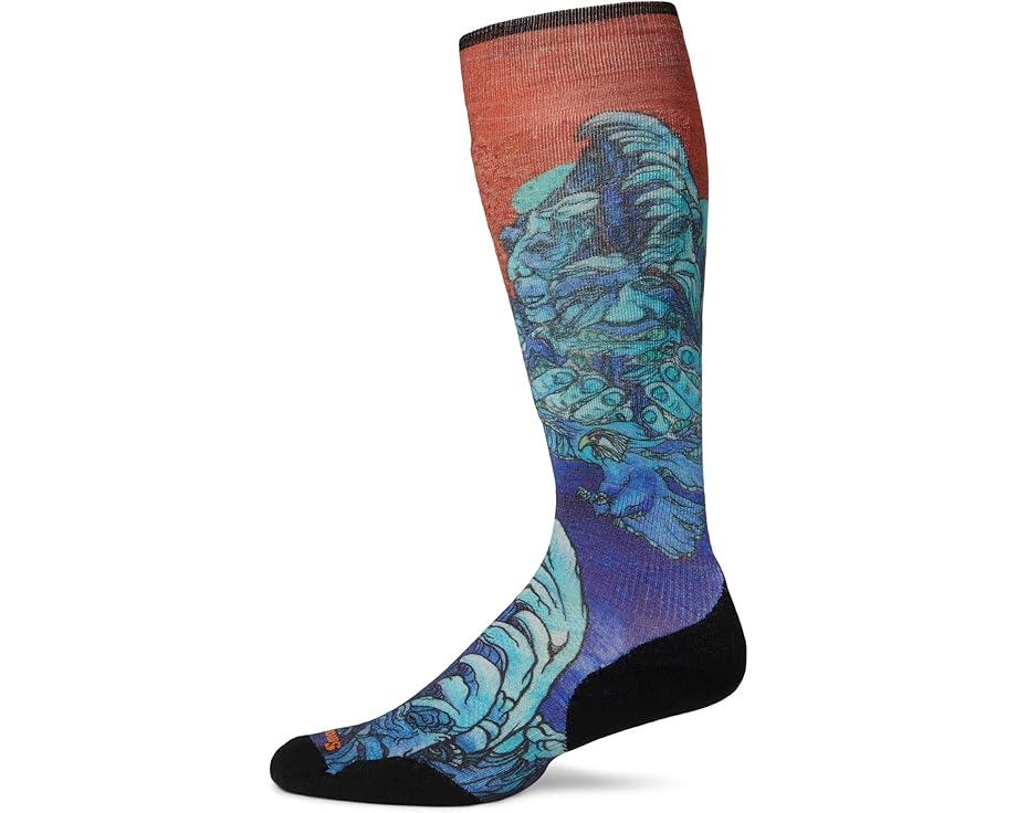 Лыжные носки Smartwool с принтом Winter Haze и целевой амортизацией