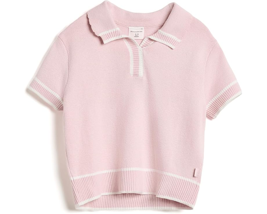 Свитер с коротким рукавом и отложным воротником для детей от abercrombie kids