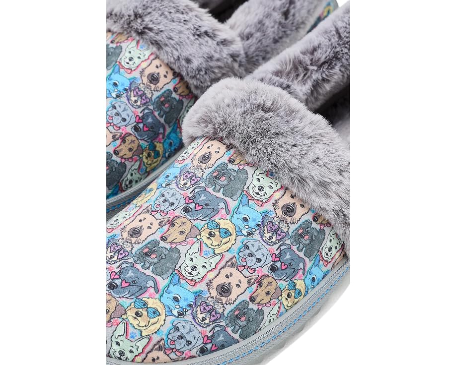 Тапочки BOBS from Skechers Cozy Kiss с принтом собак