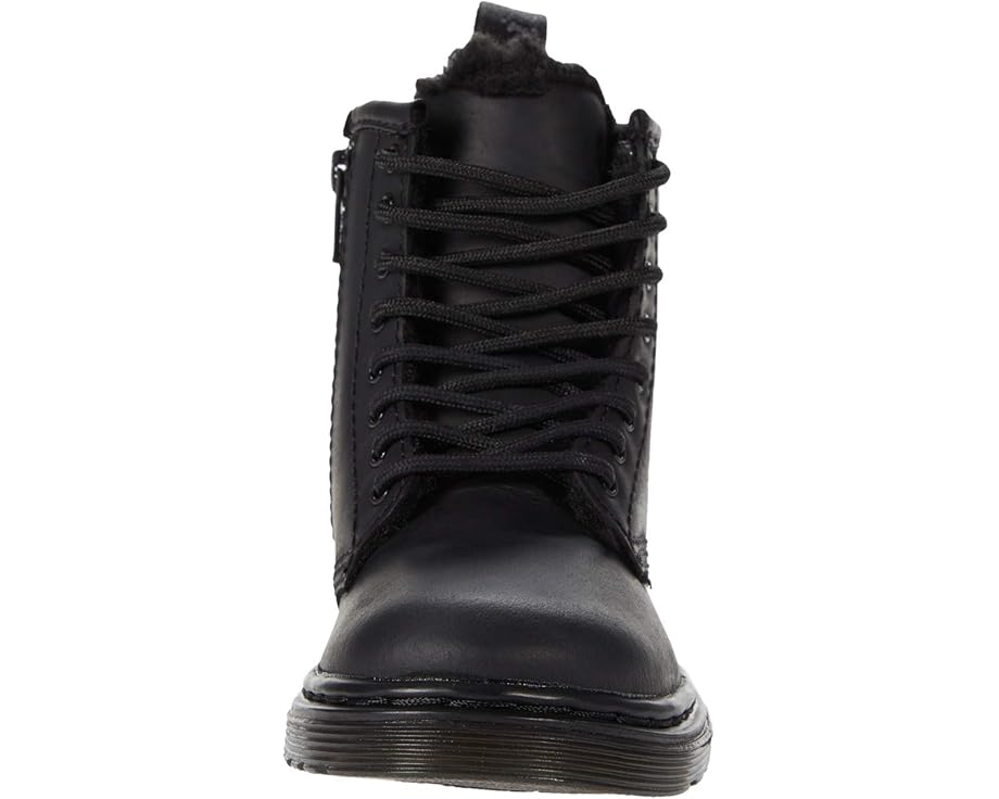 Dr. Martens 1460 Serena Mono T детские ботинки на шнуровке с искусственным мехом