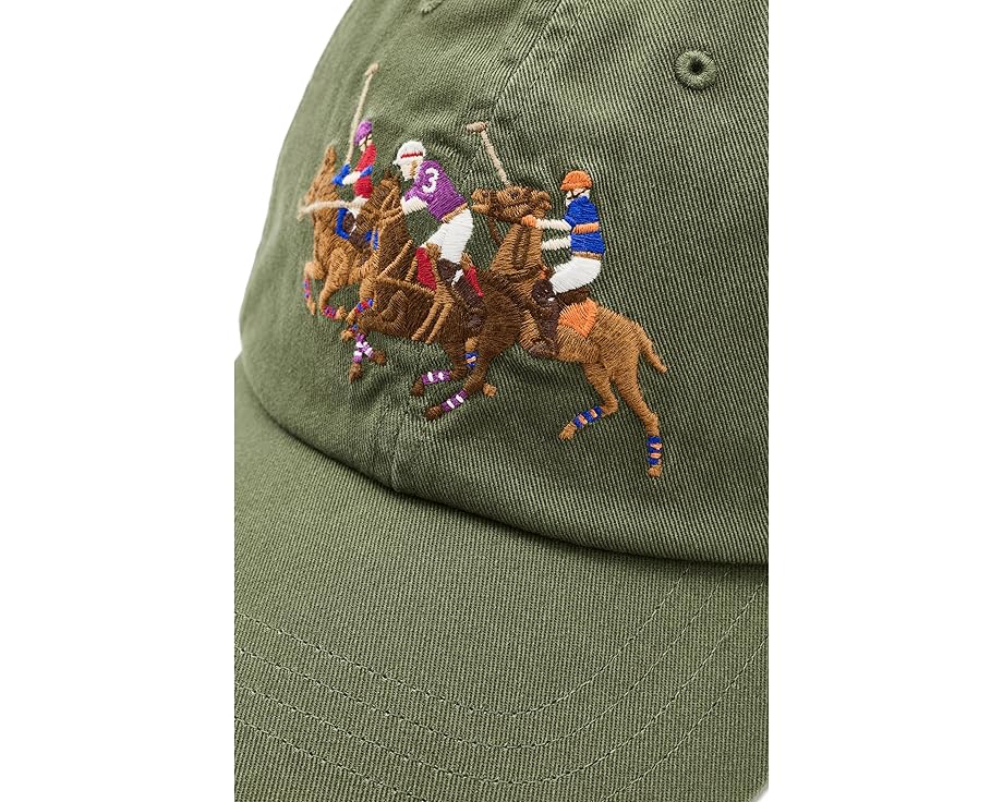 Бейсболка Triple-Pony Twill Ball Cap от Polo Ralph Lauren с вышивкой