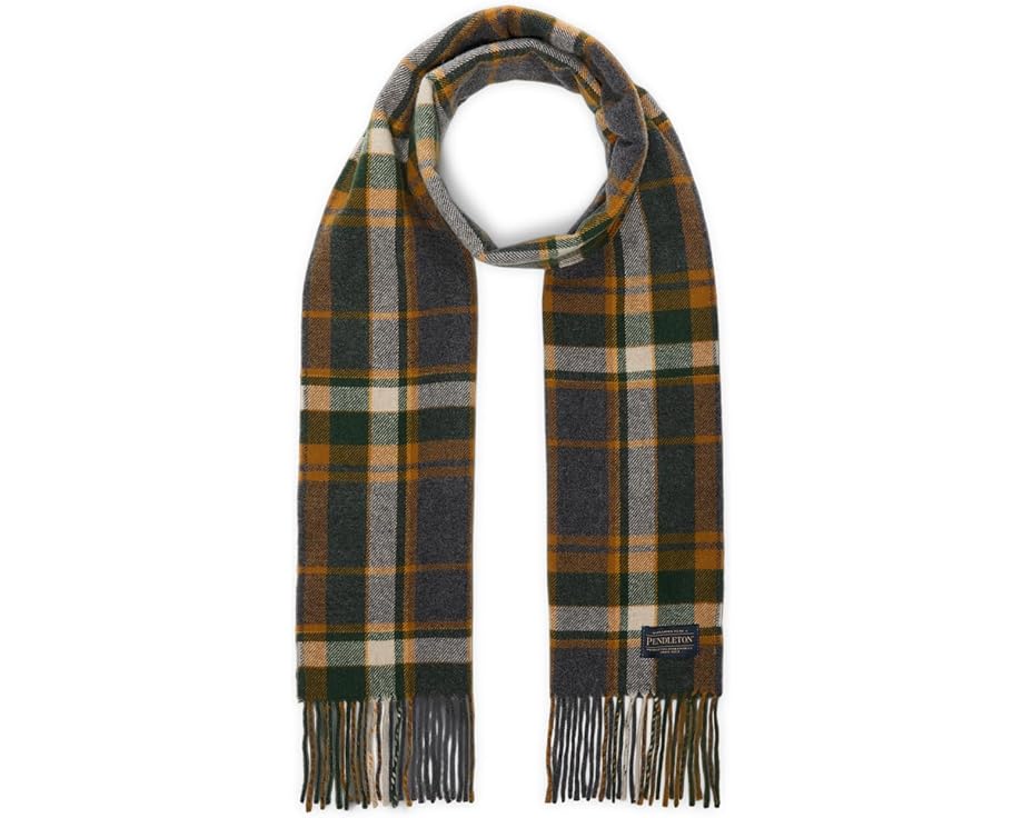 Шерстяной шарф Pendleton Whisperwool клетка черный