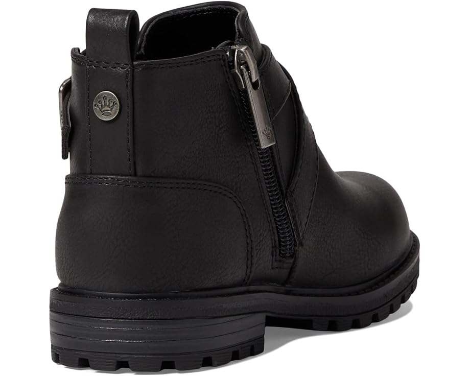 Детские ботинки Kylee от Nina Kids с квадратным носком Black Tumbled