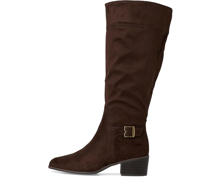 Высокие сапоги Dr. Scholl's Adeline Zip с боковой молнией и декоративной пряжкой