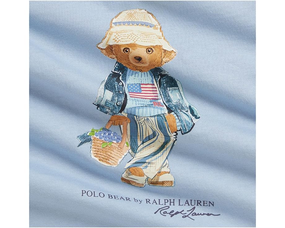 Футболка Polo Bear из хлопкового джерси для младенцев Polo Ralph Lauren Kids
