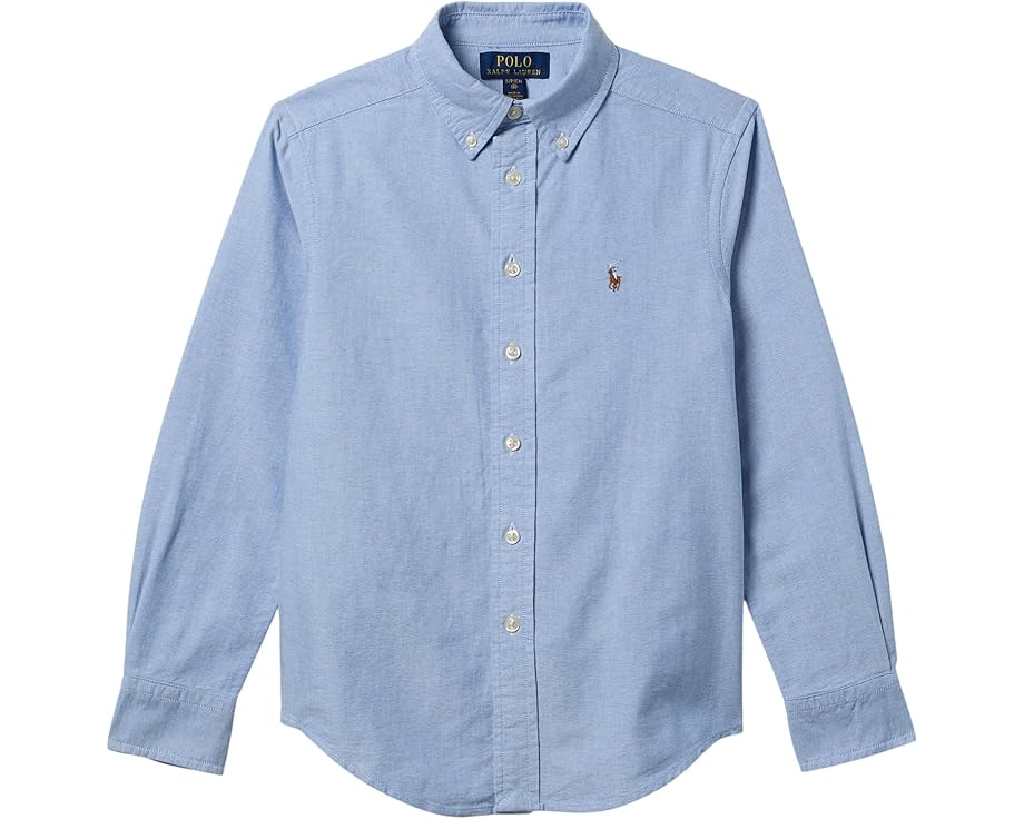 Детская рубашка Polo Ralph Lauren Kids Cotton Oxford Sport с вышитым пони