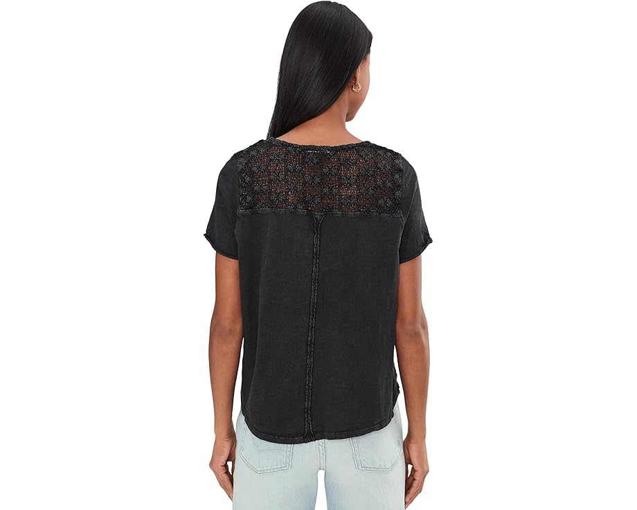 Хенли Free People We The Free Heirloom с кружевными вставками