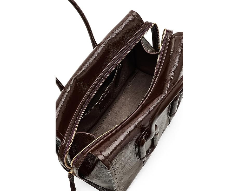 Babe City Tote In Crinkle Leather
