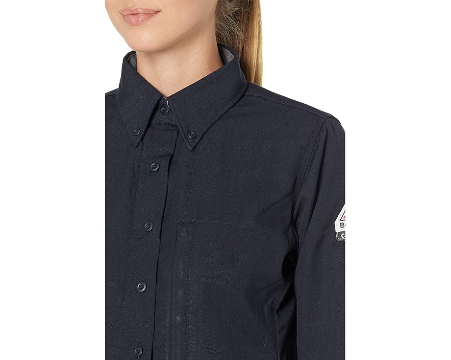 Легкая рабочая рубашка Bulwark FR iQ Series Comfort Woven с защитой
