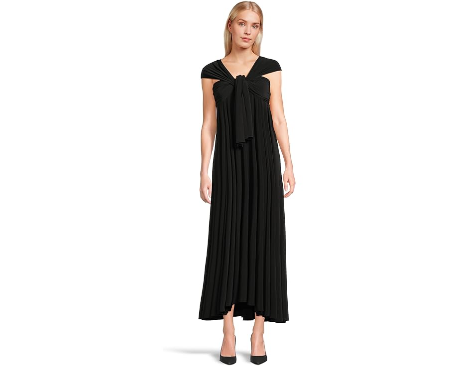 Платье-трансформер Norma Kamali Convertible Gown с запахом и регулируемыми завязками