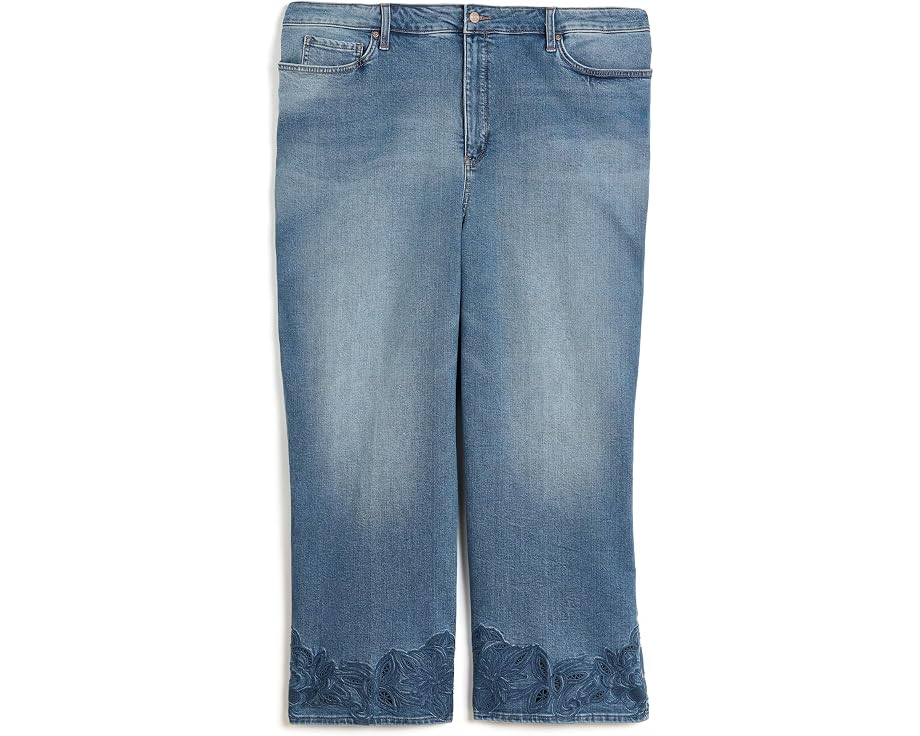 Джинсы Plus Size Teresa Ankle от NYDJ с широкой штаниной